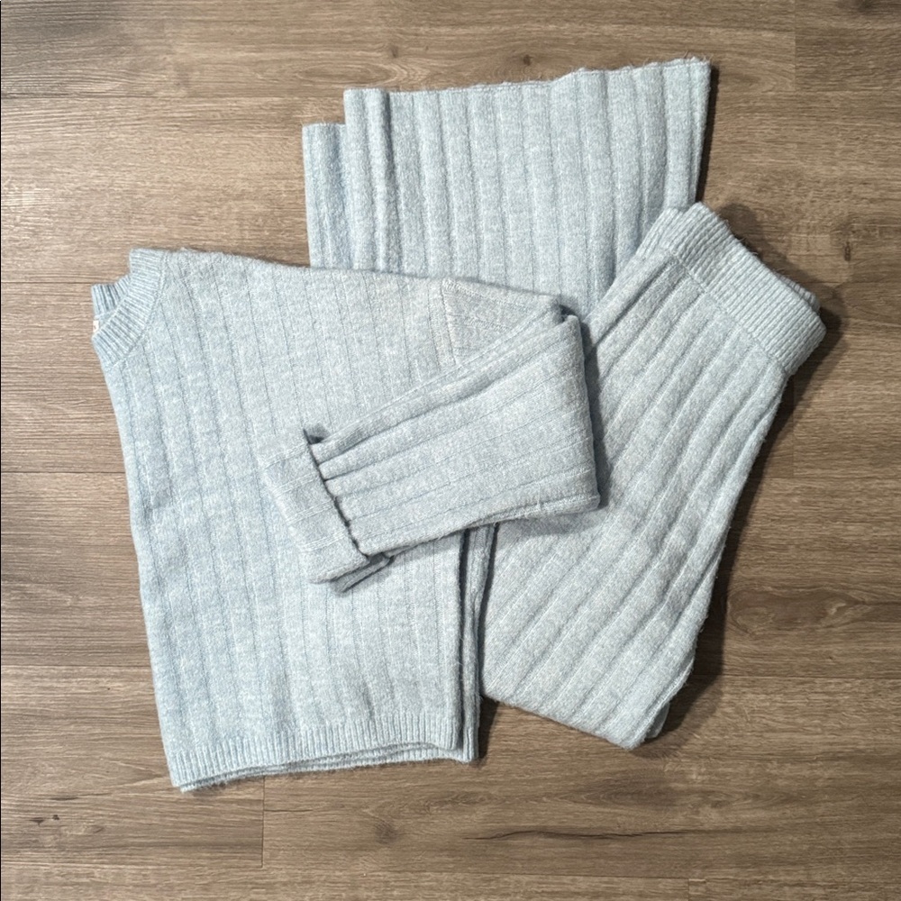 Sincerely Jules Matching Knit Sweater And Wide Leg Pants